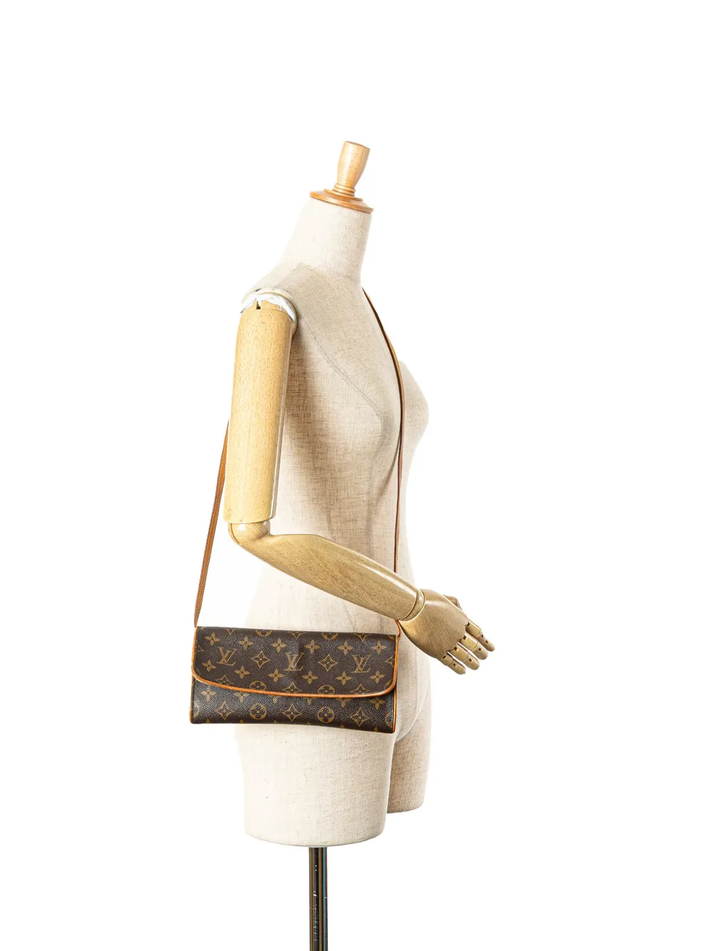 Louis Vuitton Pre-Owned 2000 Monogram Pochette Twin GM crossbody bag | Pre-Owned | Image 2