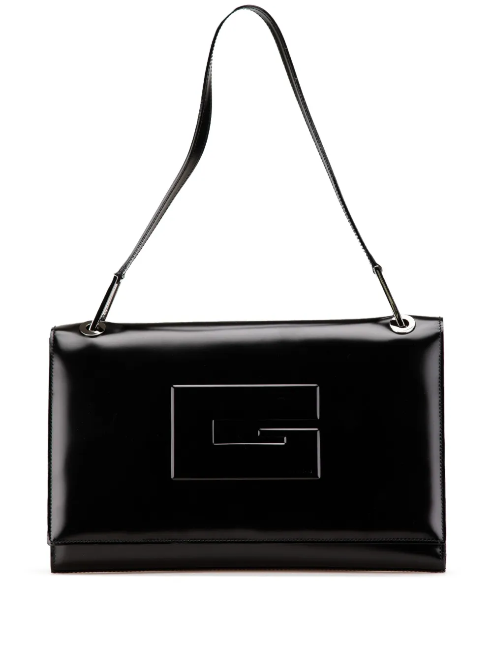 Gucci Pre-Owned 2000-2015 Square G Leather shoulder bag | Black | Image 1