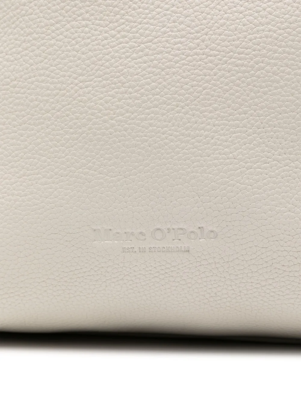 Marc O'polo Grained Leather Backpack In Neutral