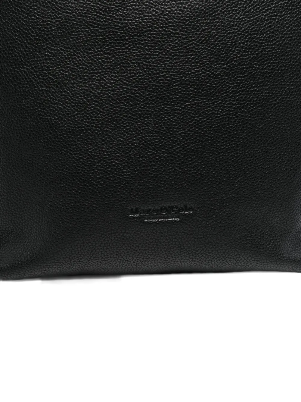 Marc O'Polo Haily drawstring leather backpack Zwart