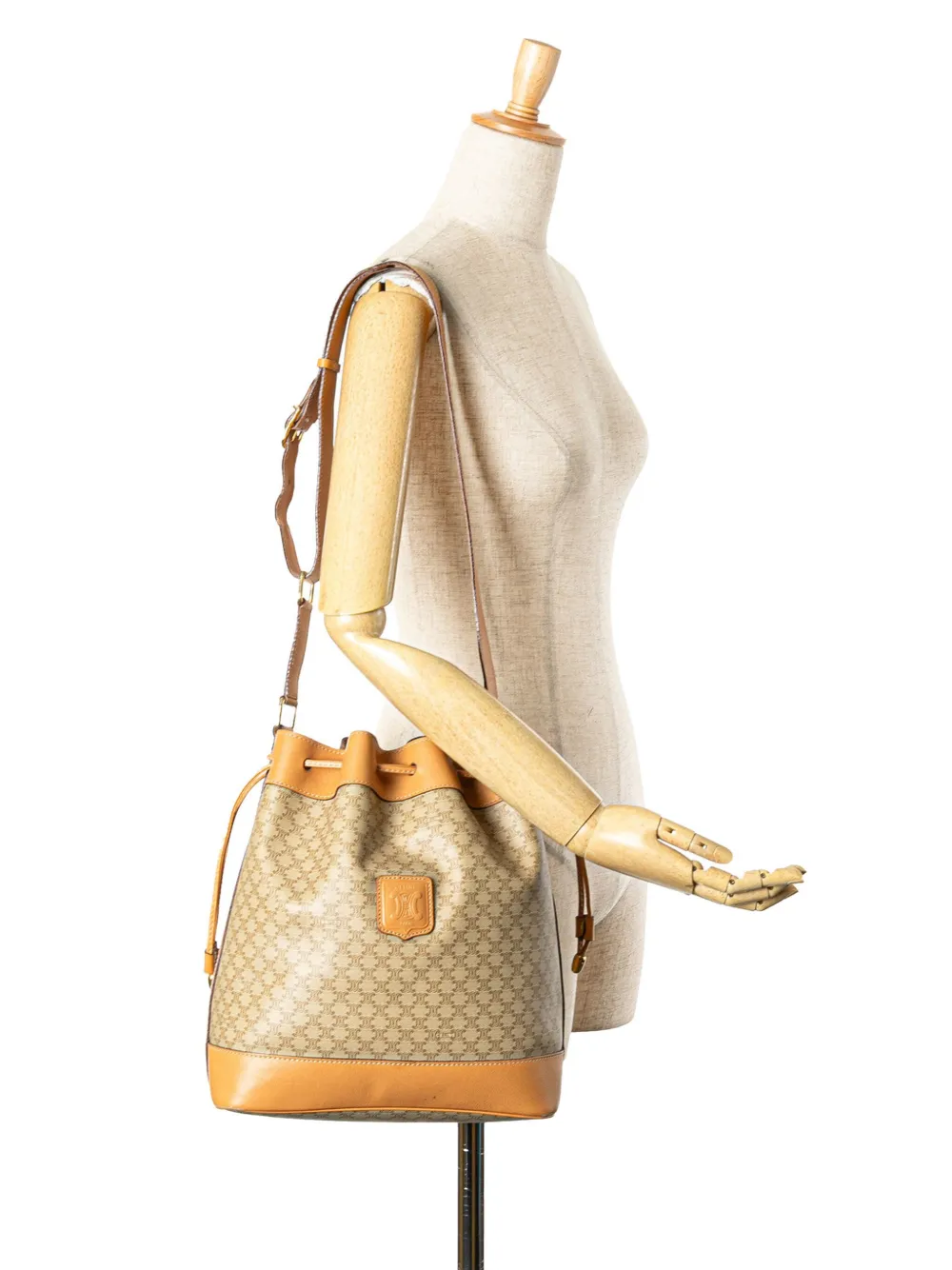 Céline Pre-Owned sac seau en toile enduite à lien de resserrage (2011) | Pre-owned | Image 2