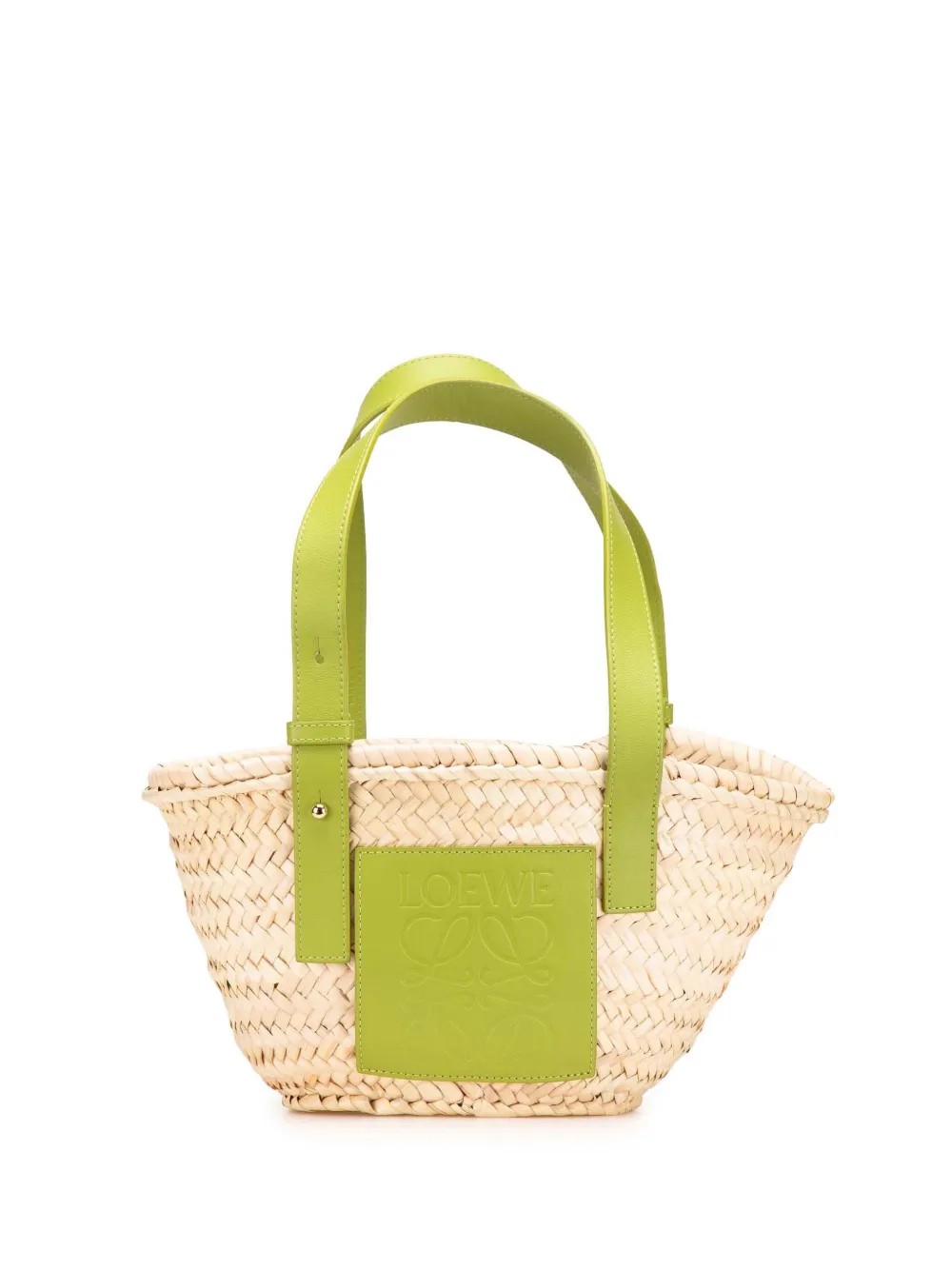 Loewe Pre-Owned bolso shopper tipo cesta pequeño de rafia 2010-2024 | marrón | Image 1