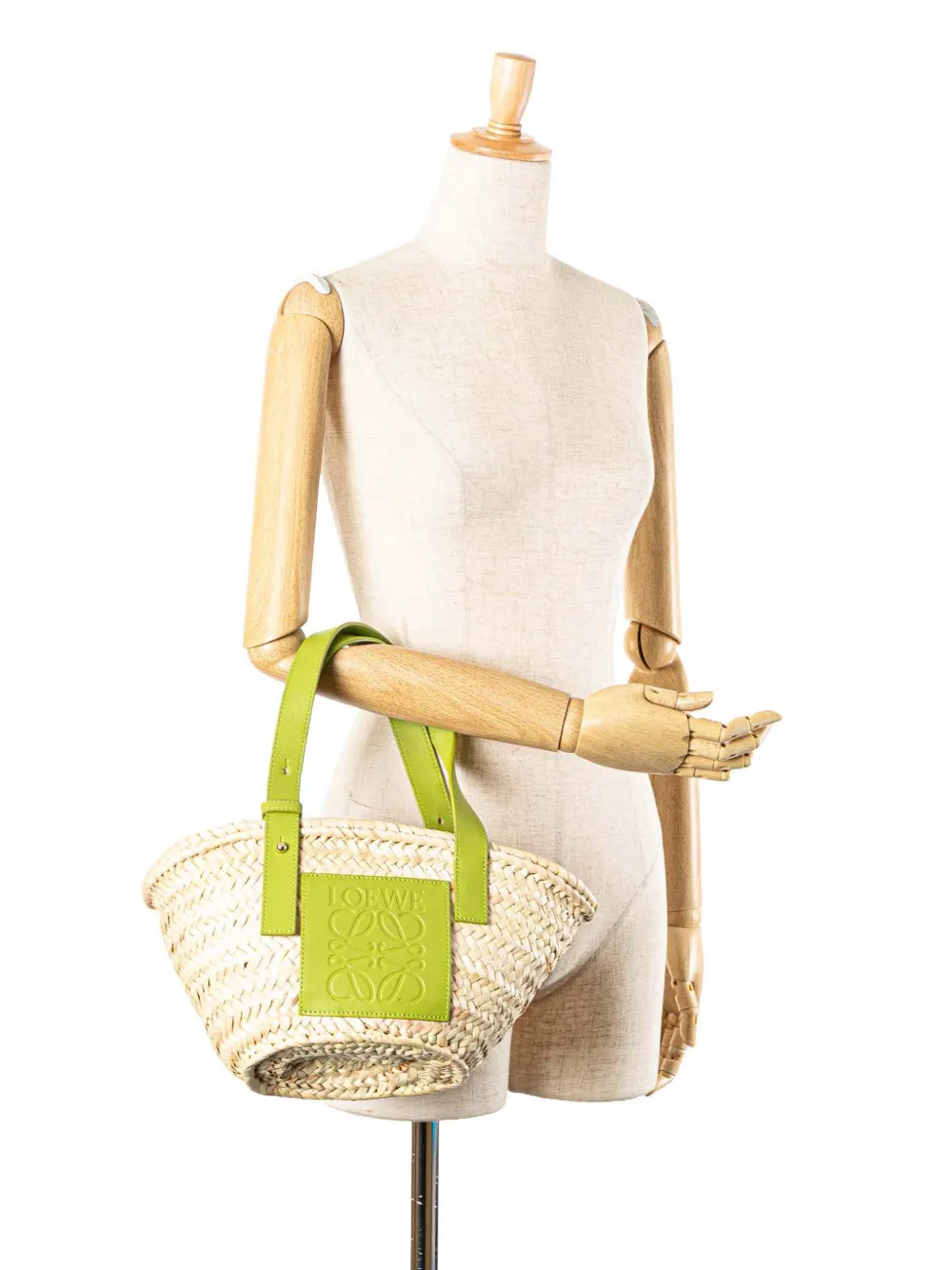 Loewe Pre-Owned bolso shopper tipo cesta pequeño de rafia 2010-2024 | Estilos de archivo | Image 2