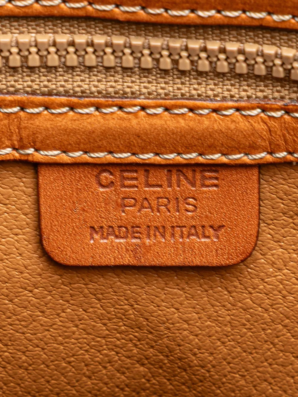 Pre-owned Celine 1995 Macadam Coated Canvas Crossbody Bag