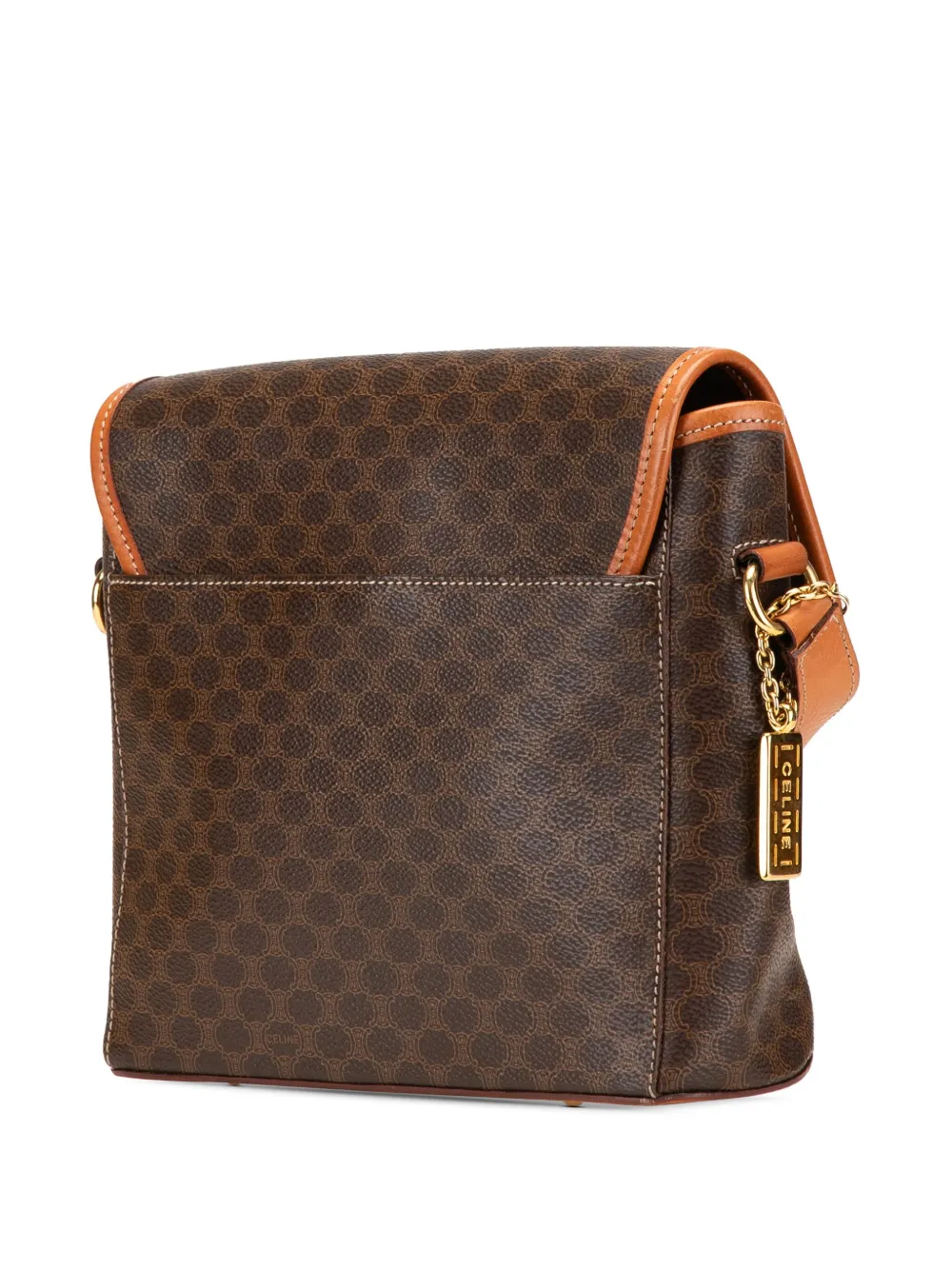 Pre-owned Celine 1995 Macadam Coated Canvas Crossbody Bag