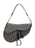 Christian Dior Pre-Owned 2002 Diorissimo Canvas Saddle Bag shoulder bag - Blue
