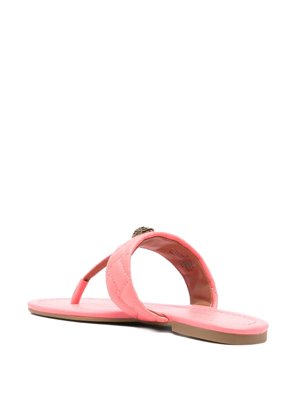 KG Kurt Geiger quilted embellished slippers Pink