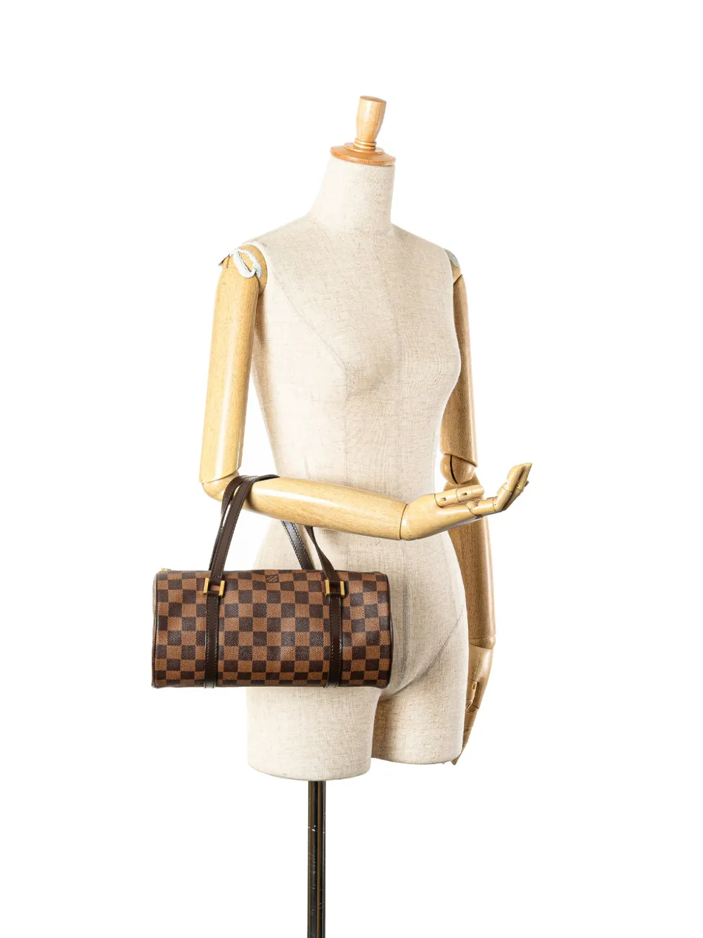 Louis Vuitton Pre-Owned 2003 Damier Ebene Papillon 26 handbag | Pre-Owned | Image 2