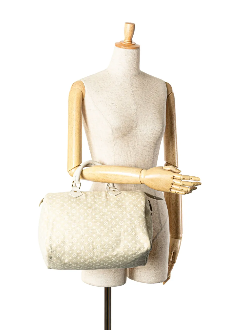 Louis Vuitton Pre-Owned 2007 Monogram Mini Lin Speedy 30 boston bag | Pre-Owned | Image 2