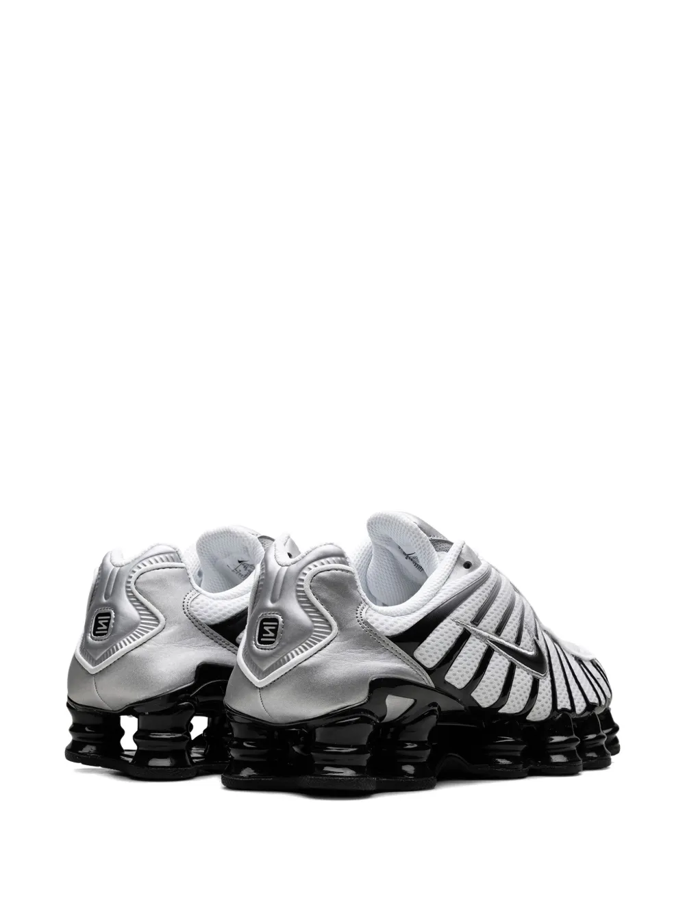 Nike Shox TL "Metallic Silver Black White" sneakers