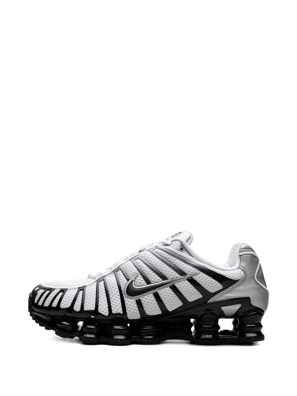Nike Shox TL "Metallic Silver Black White" sneakers