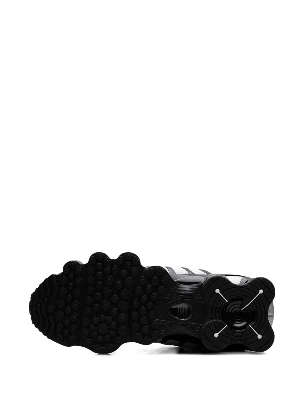 Nike Shox TL "Metallic Silver Black White" sneakers