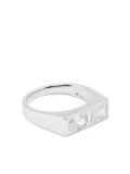 Maria Black Us Three Signet Ring - Silver