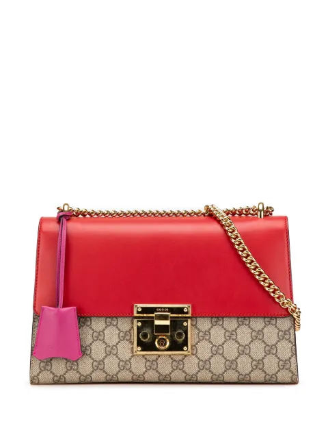 Gucci Pre-Owned 2000-2015 Medium GG Supreme Padlock shoulder bag