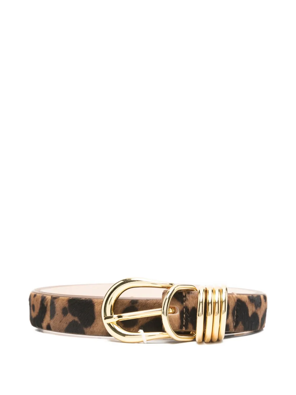 Déhanche DEHANCHE HOLLYHOCK LEOPARD GOLD HW BELT - Marrone
