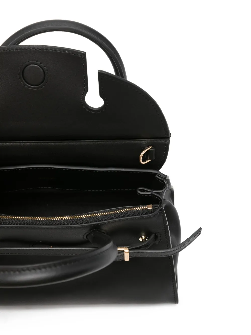 Simkhai River kleine suède shopper met gesp Zwart