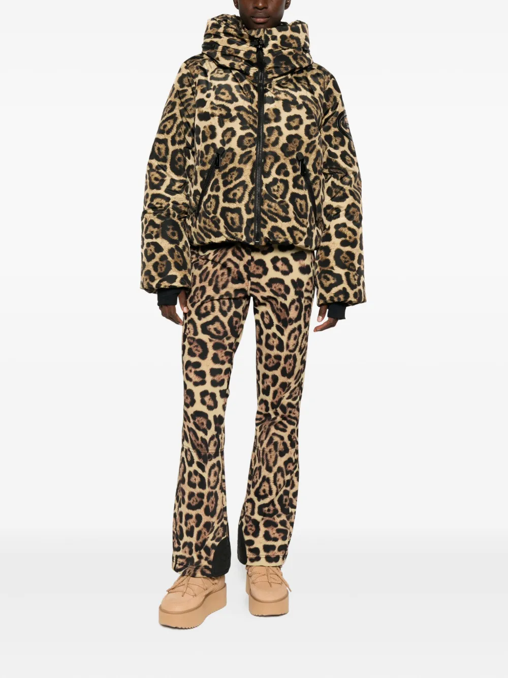 Goldbergh Panthera Ski Jacket In Animal Print
