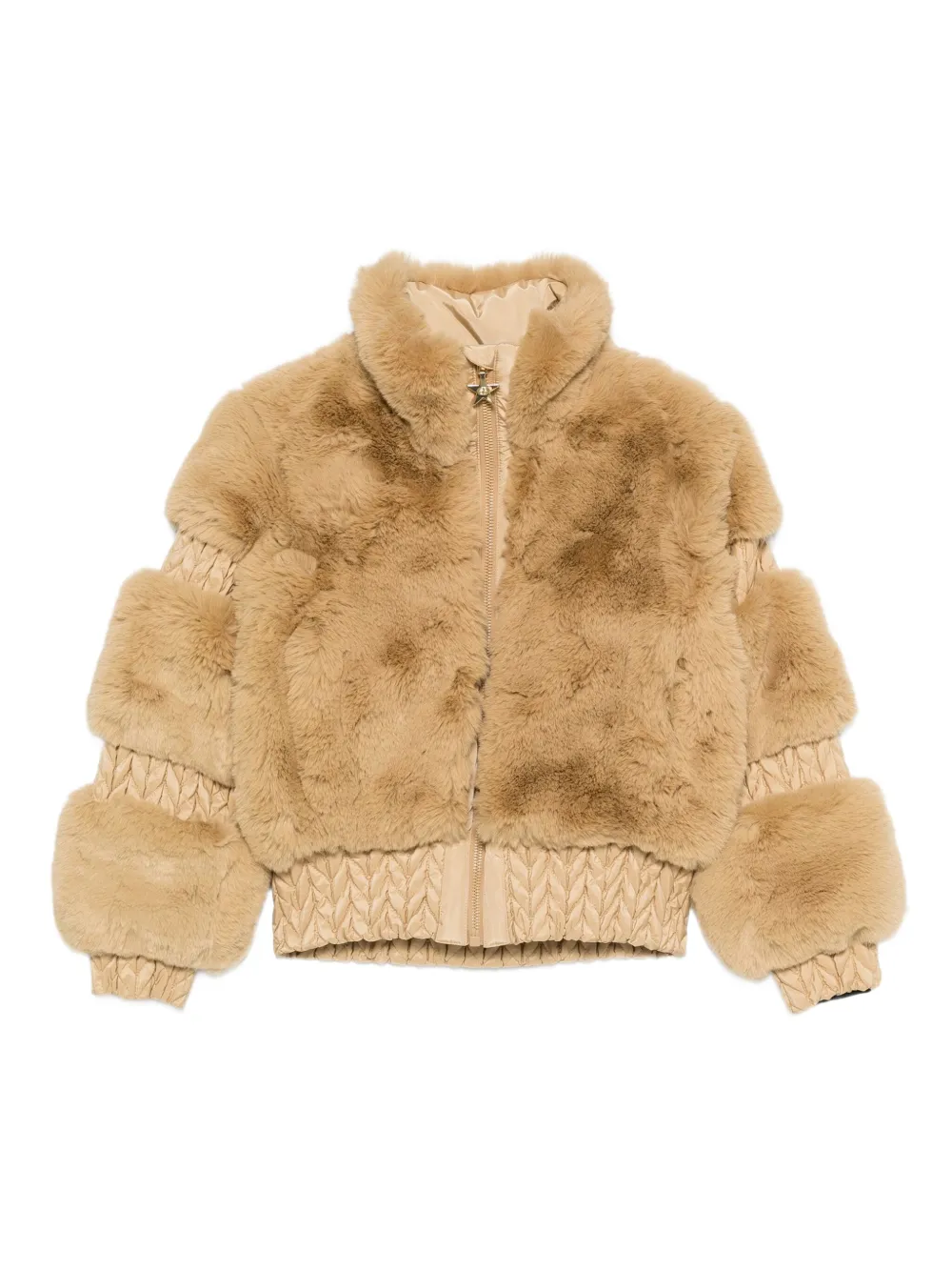 Goldbergh Furry zip-fastening ski jacket | Brown | Image 1