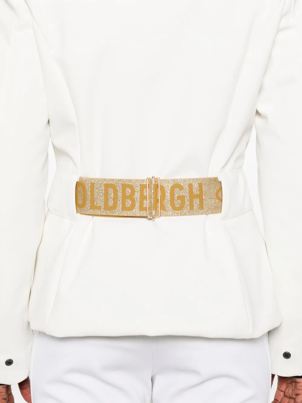 Goldbergh Prezioso Faux Fur-trimmed Down Ski Jacket In White