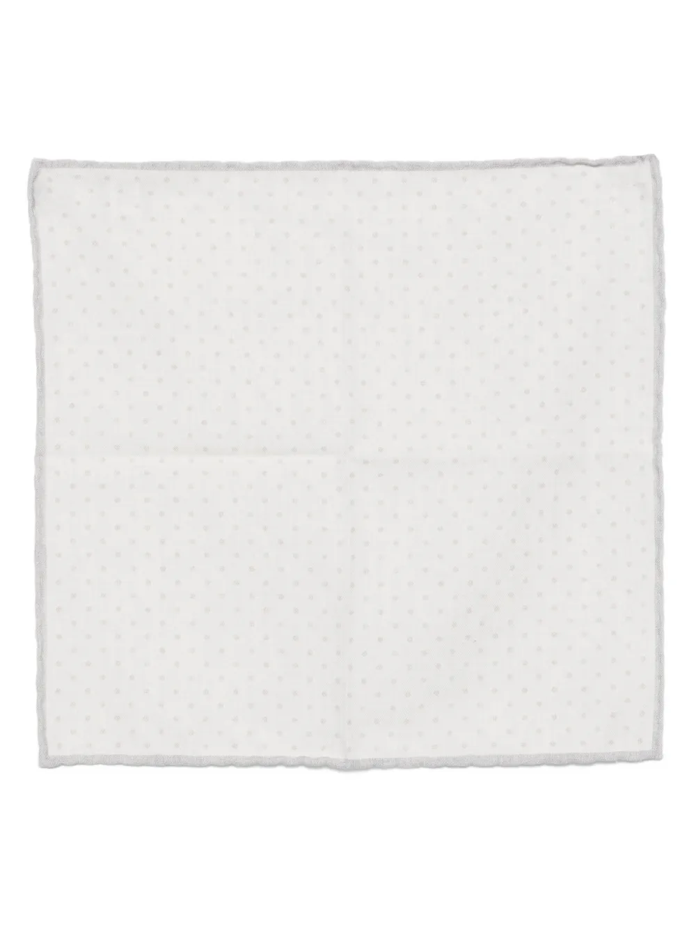 Eleventy polka-dot pocket square | White | Image 1