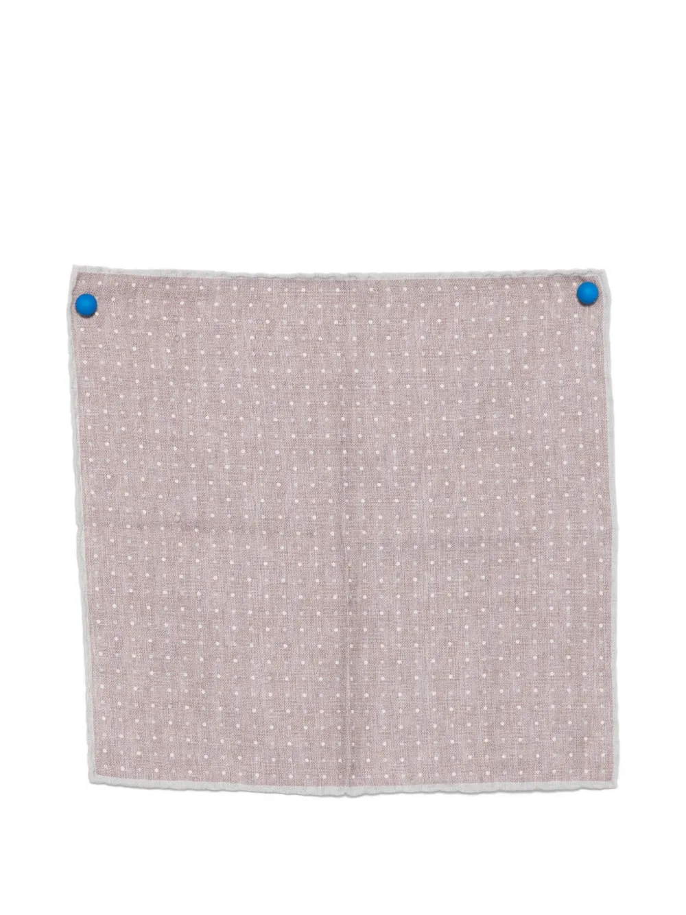 Eleventy Fazzoletto da taschino a pois - Grigio