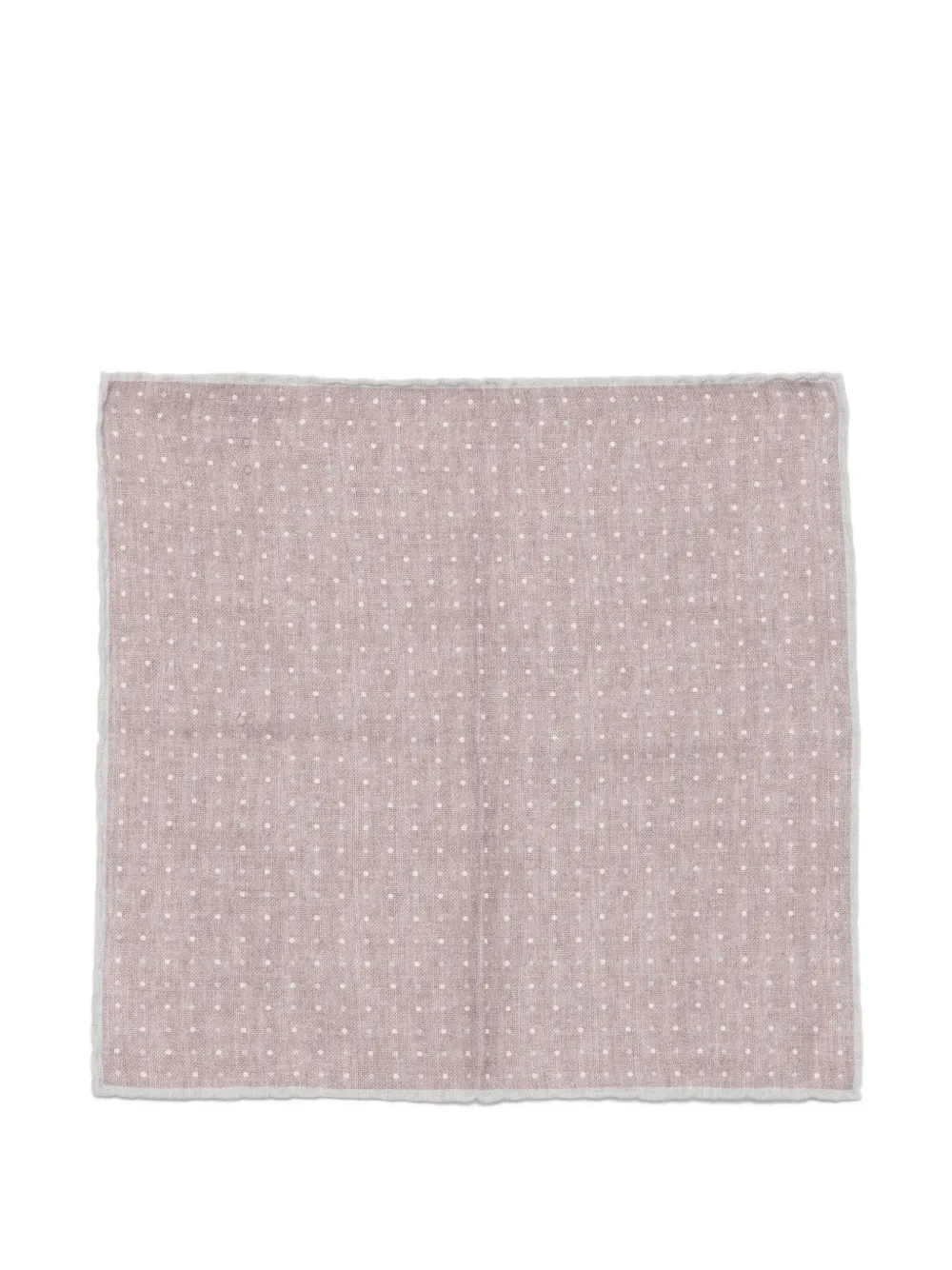 Eleventy polka-dot pocket square | Grey | Image 1