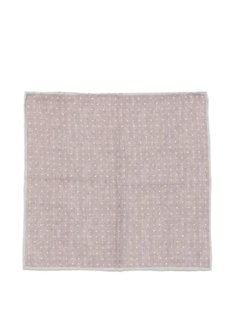 Eleventy pañuelo de bolsillo con estampado de lunares