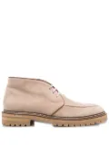 Eleventy suede leather lace-up boots - Brown