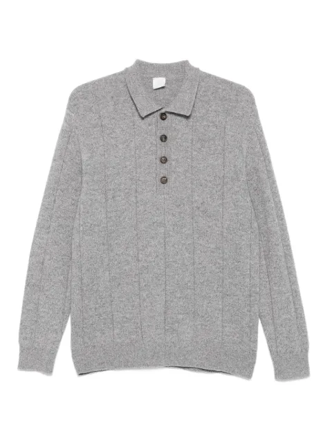 Eleventy ribbed polo shirt