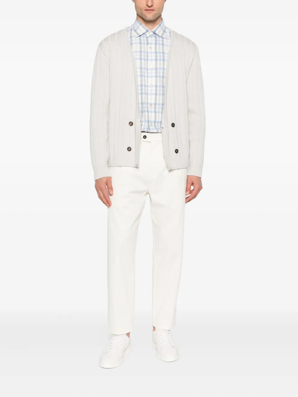 Eleventy raglan ribbed cardigan | Cardigans | Image 2