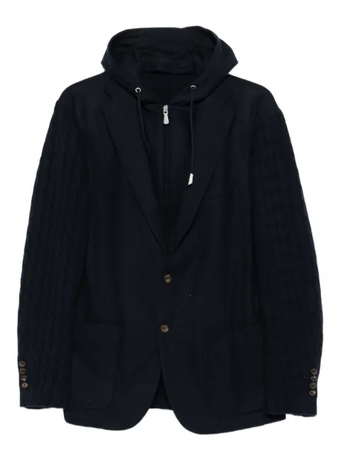 Eleventy بليزر بصف أزرار وهودي