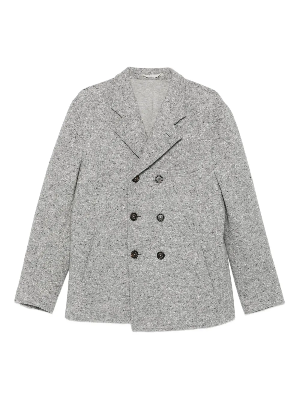 Eleventy dubbelknäppt skepparkavaj | grå | Image 1