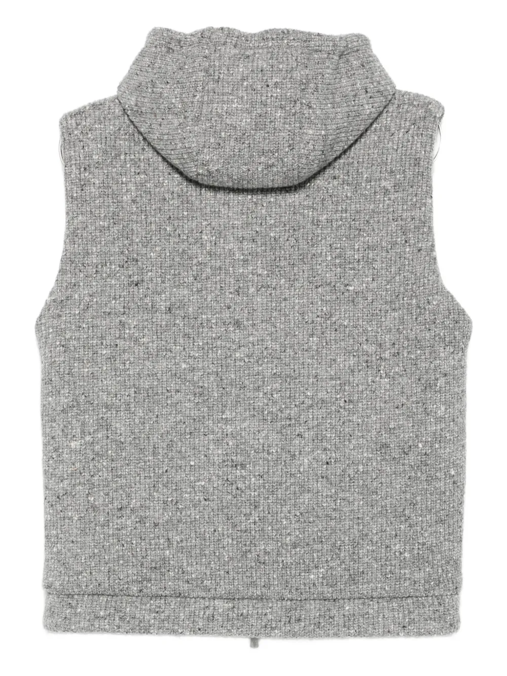 Eleventy chaleco de canalé con capucha | Chalecos | Image 2