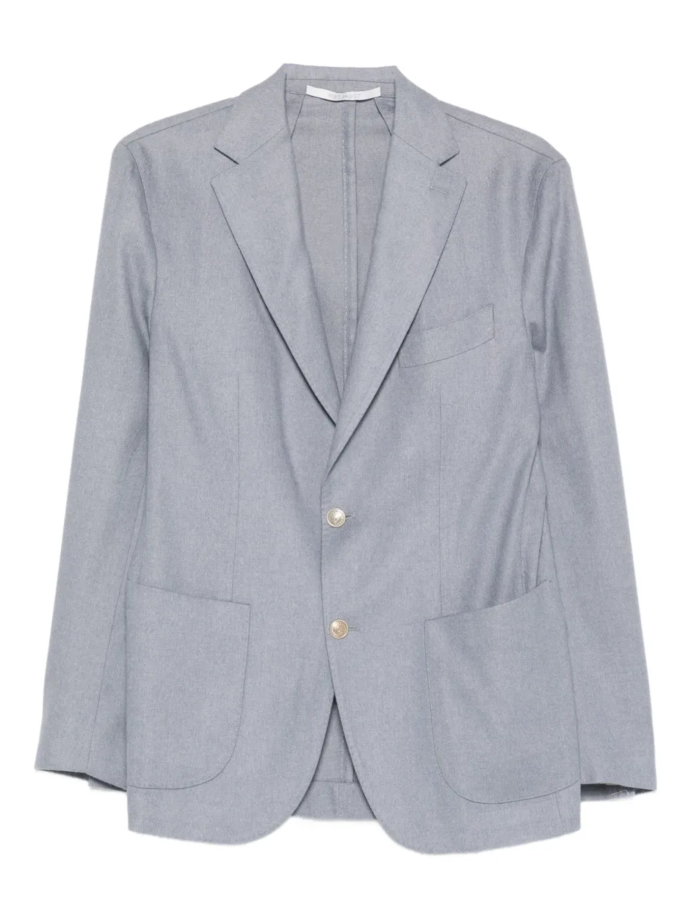 Eleventy patch-pocket single-breasted blazer | Blue | Image 1