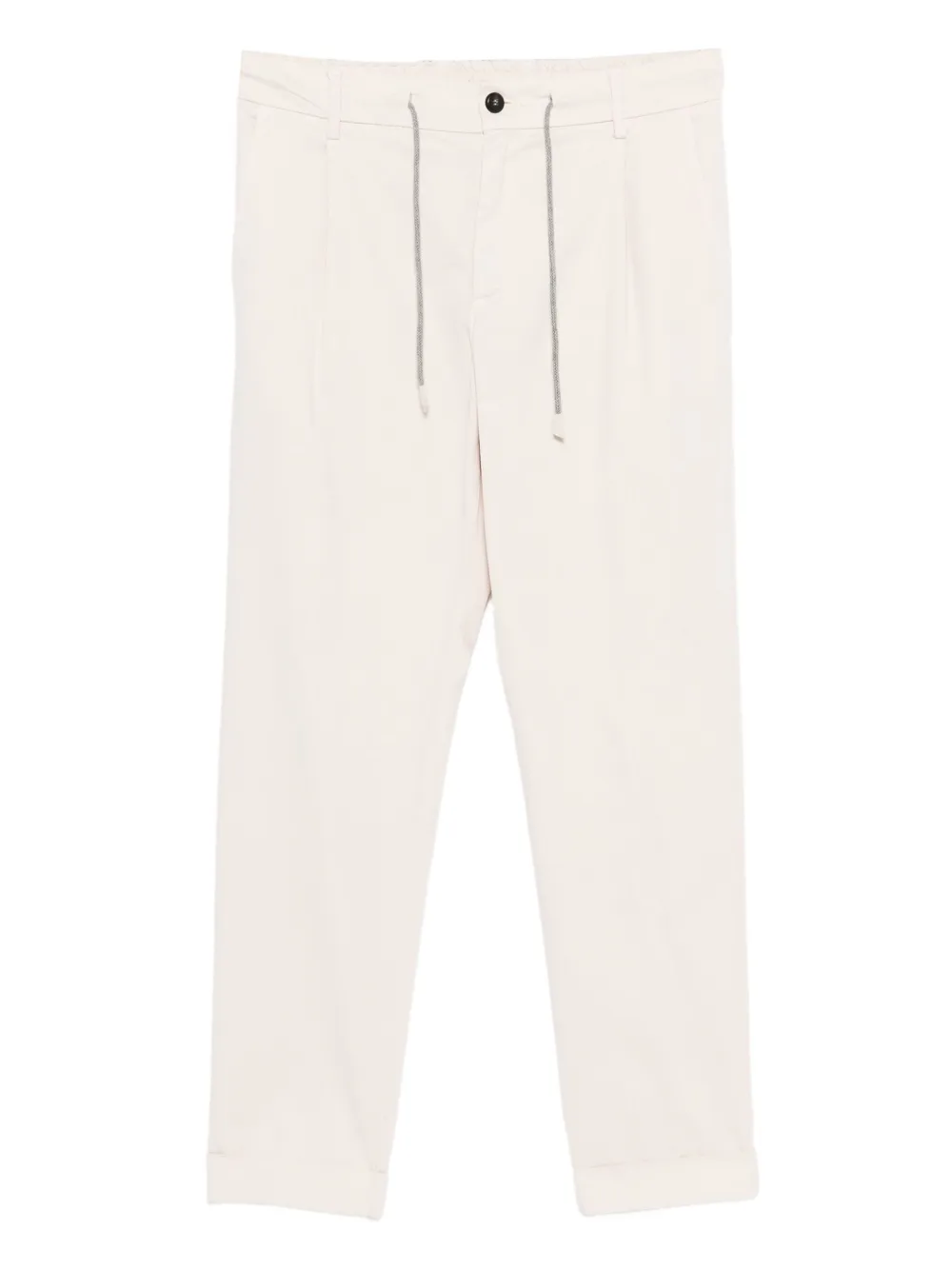 Eleventy Broek met trekkoord Beige