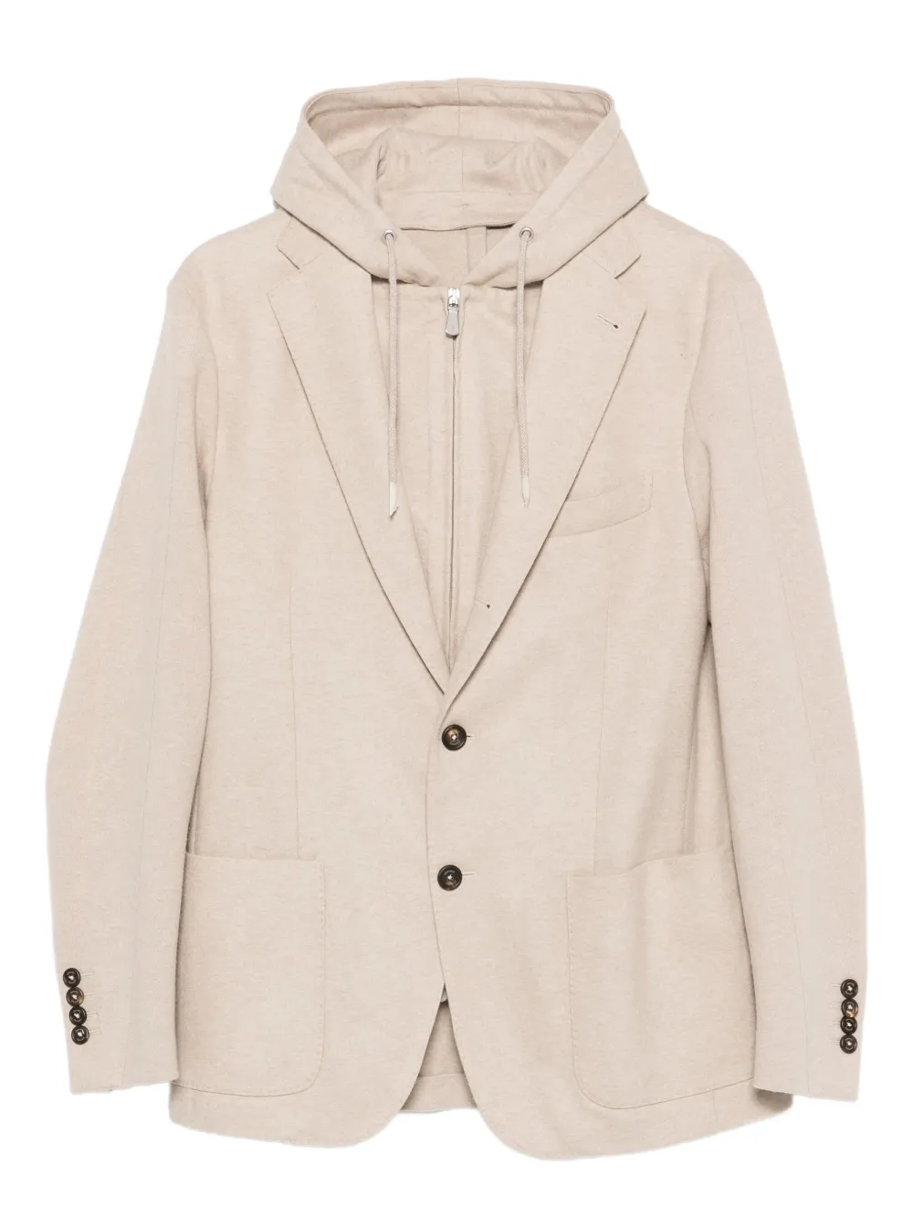 Eleventy blazer con botones y capucha | neutro | Image 1
