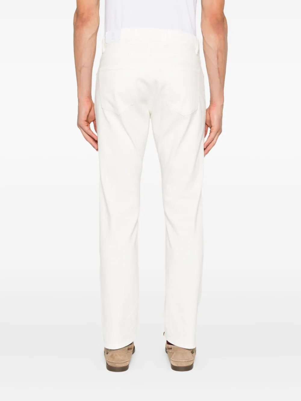 Eleventy Broek met vijf zakken Wit