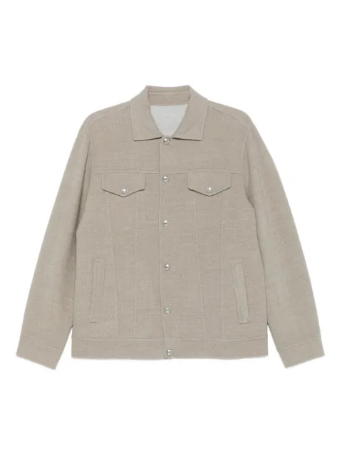 Eleventy flap-pockets overshirt
