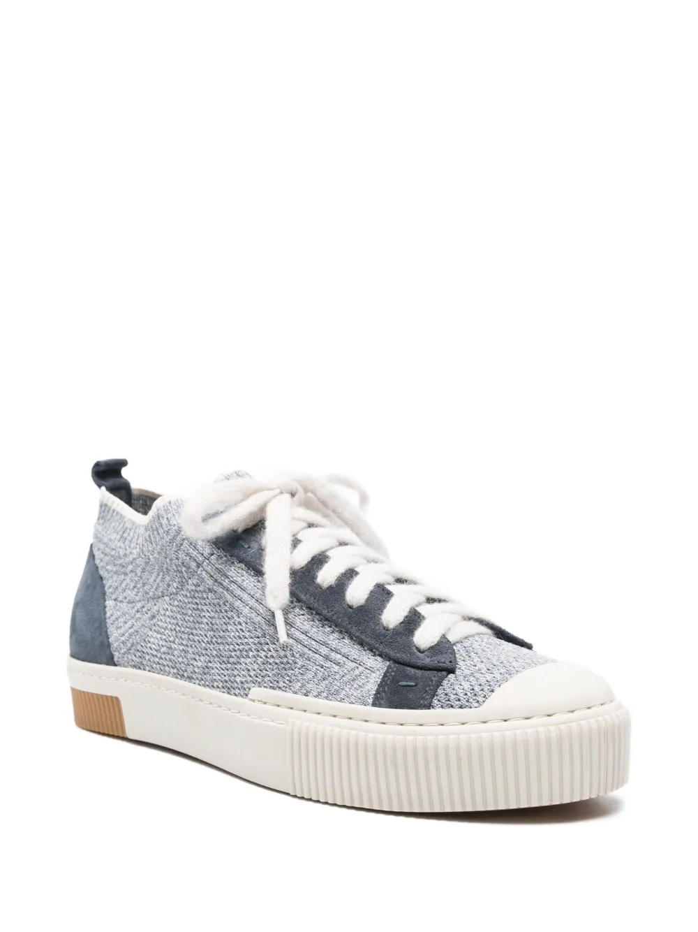 Eleventy knitted-upper trainers Blue