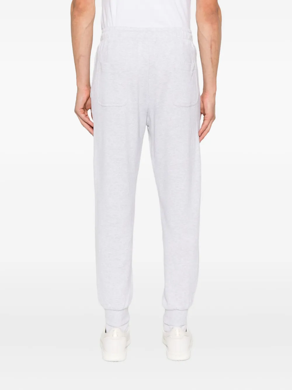 Eleventy Drawstring Cuffed Track Pants In White