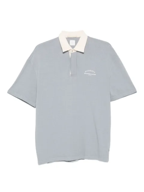 Eleventy polo med Running Club-tryk