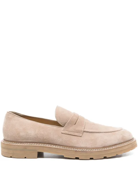 Eleventy penny leather loafers