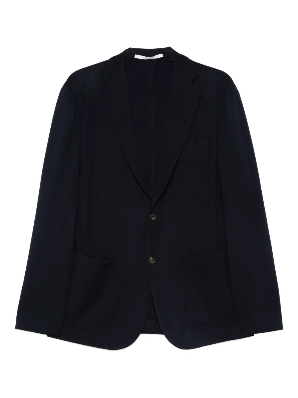 Eleventy single-breasted patch-pocket blazer | Blue | Image 1