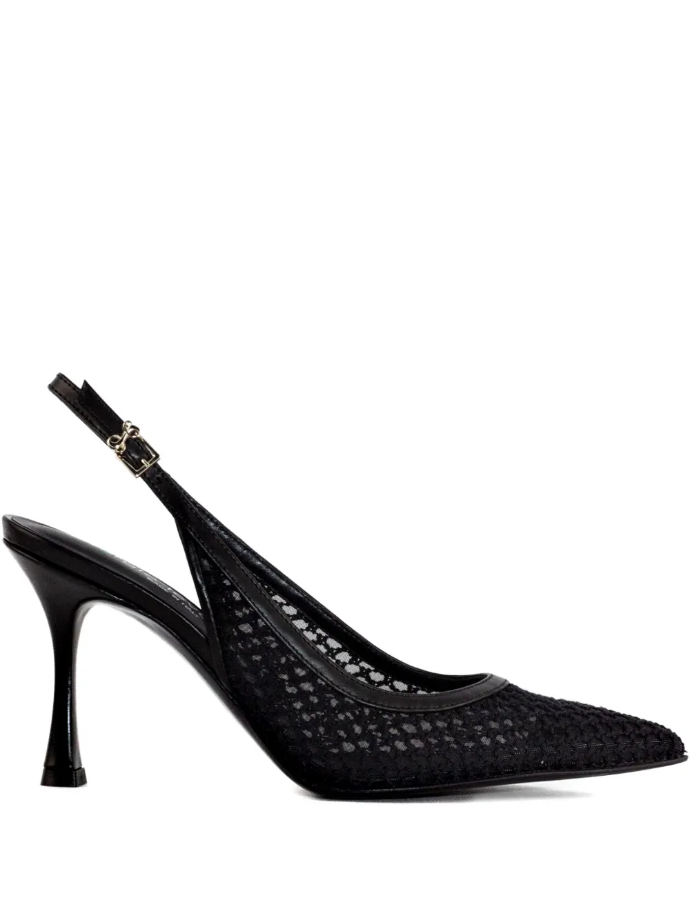 Sergio Levantesi 80mm leather heeled pumps Black