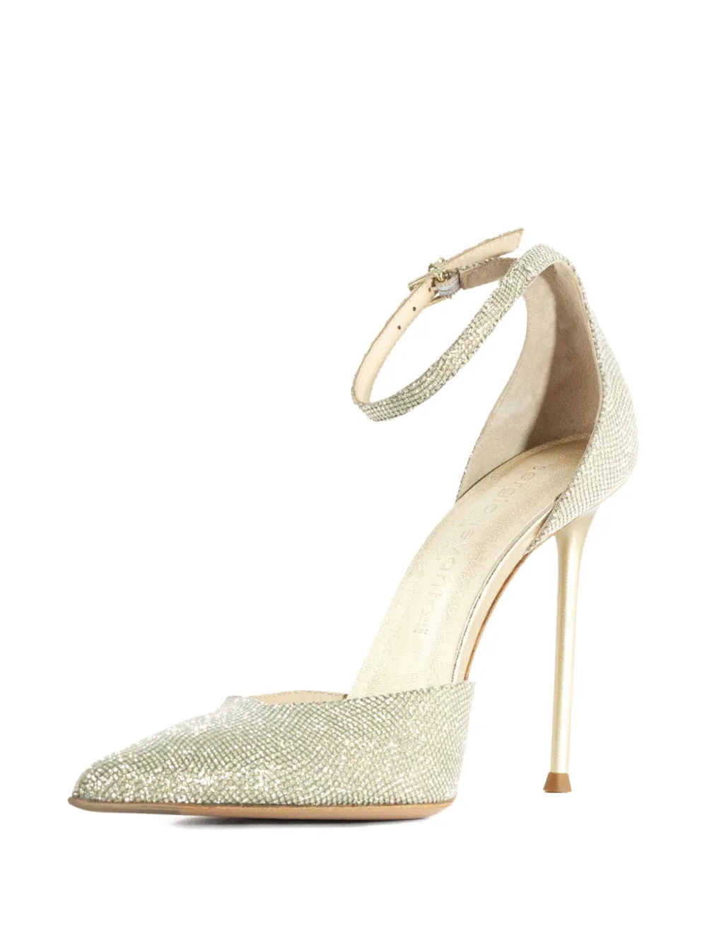 Sergio Levantesi 110mm Lany5 rhinestone-embellished ankle-strap pumps | Heeled Sandals | Image 2