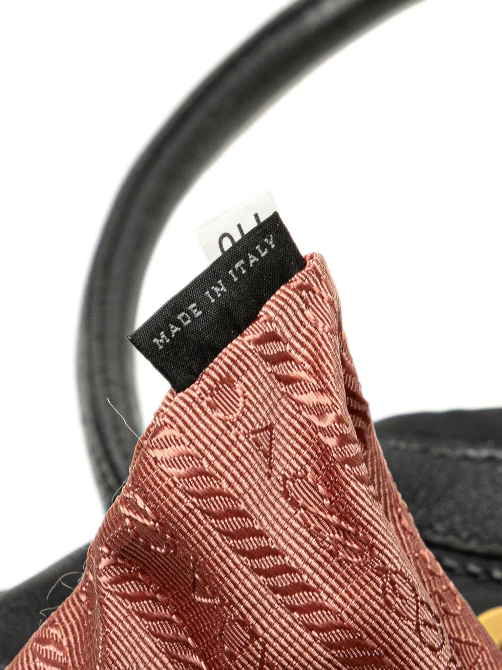 Pre-owned Prada 2013-2024 Tessuto Fiocco Bow Handbag In Black