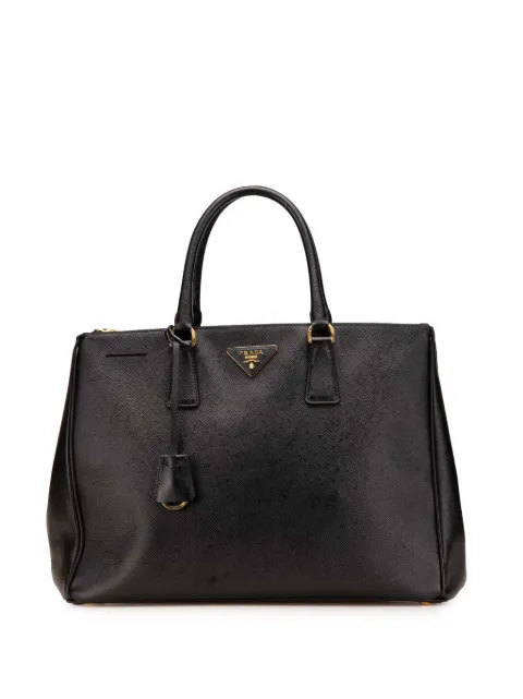 Prada Pre-Owned grand sac à main Galleria Double Zip en cuir Saffiano Lux (2013-2024)