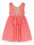 Patachou sequin-embellished tiered dress - Pink