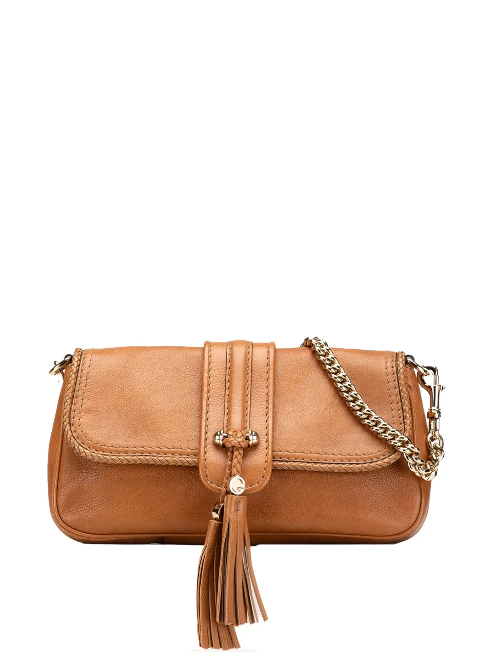 Gucci Pre-Owned 2000-2015 Leather Marrakech shoulder bag | Brown | Image 1