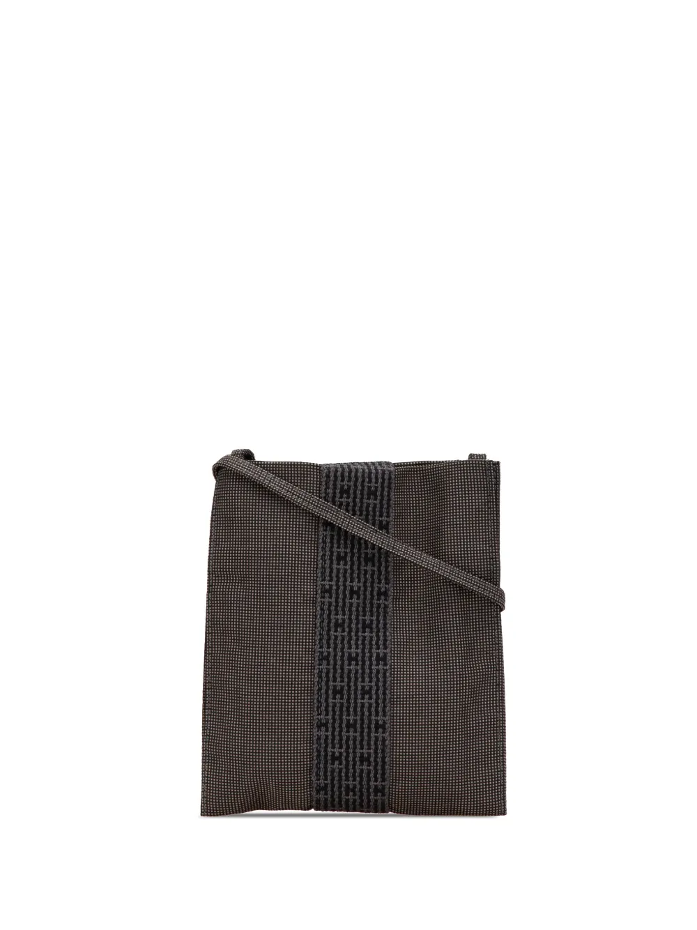 Hermès Pre-Owned Toile Herline Pochette axelremsväska från 1900-talet | grå | Image 1